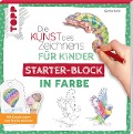 Cover-Bild zum Titel 'Die Kunst des Zeichnens für Kinder Starter-Block - In Farbe' von 'Gecko Keck'