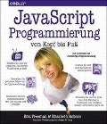 Cover-Bild zum Titel 'JavaScript-Programmierung von Kopf bis Fuß' von 'Eric Freeman, Elisabeth Robson'