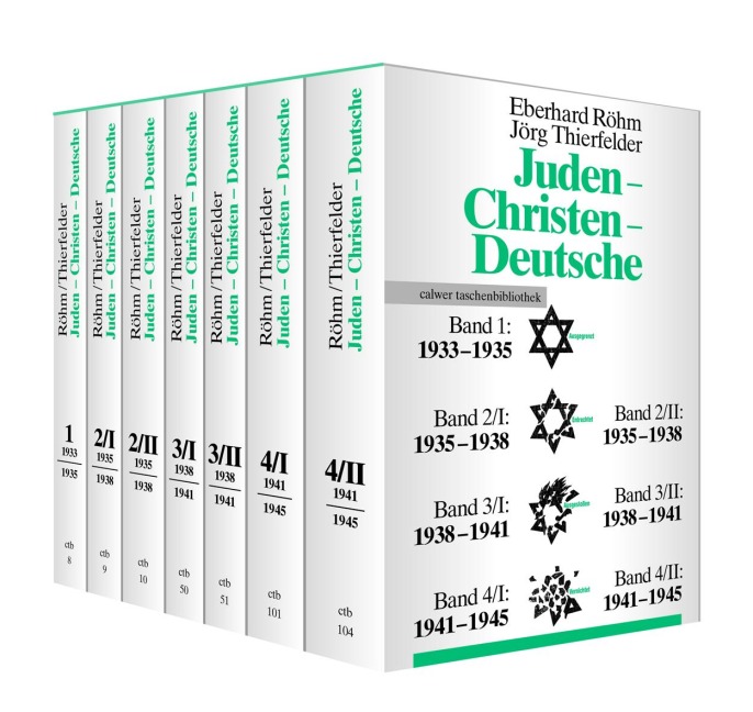Kombi-Paket: Juden-Christen-Deutsche 99 im Schuber - Eberhard Röhm, Jörg Thierfelder