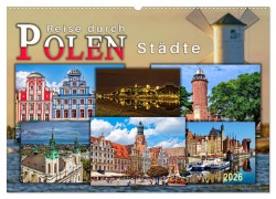Reise durch Polen - Städte (Wandkalender 2026 DIN A2 quer), CALVENDO Monatskalender - Peter Roder