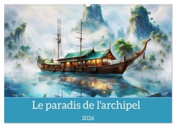 Le paradis de l'archipel (Calendrier mural 2026 DIN A2 vertical), CALVENDO calendrier mensuel - Dusanka Djeric
