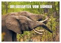 Die Elefanten von Sambia (Wandkalender 2024 DIN A2 quer), CALVENDO Monatskalender - Jens Esch