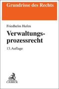 Cover-Bild zum Titel 'Verwaltungsprozessrecht' von 'Friedhelm Hufen'