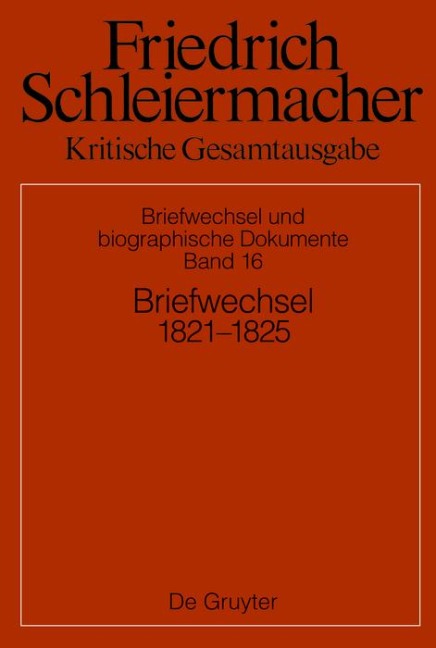 Briefwechsel 1821-1824 - 
