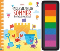 Cover-Bild zum Titel 'Fingerstempeln: Sommer' von 'Fiona Watt'