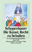 Cover-Bild zum Titel 'Die Kunst, Recht zu behalten' von 'Arthur Schopenhauer'
