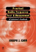 Cover-Bild zum Titel 'Practical Radio Frequency Test and Measurement' von 'Joseph Carr'