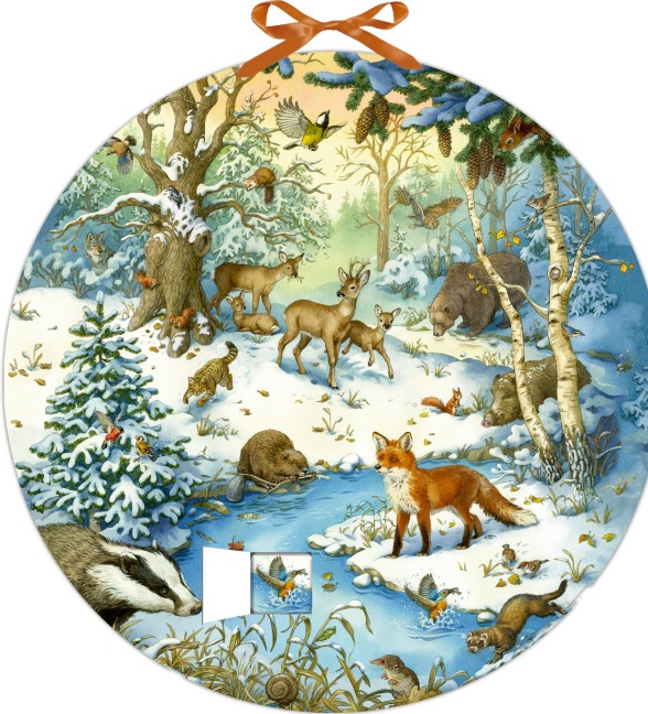 Memo-Adventskalender - Die Tiere im Winterwald - 