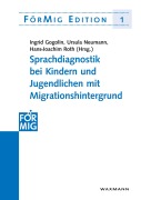 Cover-Bild zum Titel 'Sprachdiagnostik bei Kindern und Jugendlichen mit Migrationshintergrund' von ''