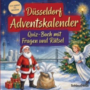 Cover-Bild zum Titel 'Düsseldorf-Adventskalender: Quiz-Buch mit Fragen und Rätsel' von 'Schlauvento Interactive'