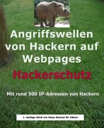 Cover-Bild zum Titel 'Angriffswellen von Hackern auf Webpages' von 'Klaus Normal'