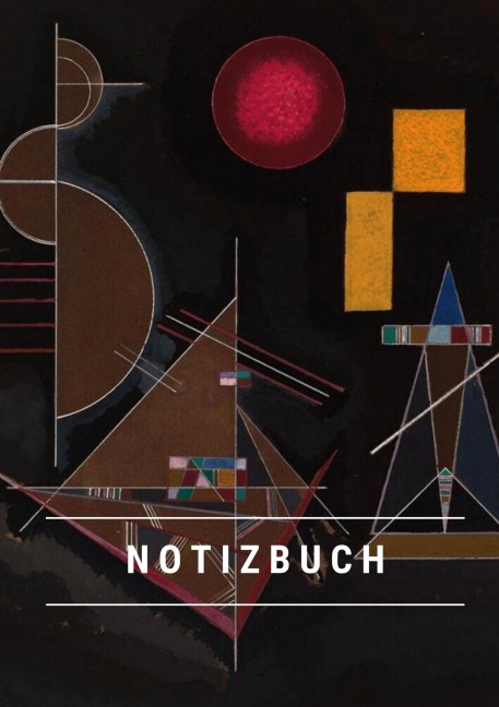 Notizbuch klein A5 Blanko - Notizheft 44 Seiten 90g/m² - Softcover Wassily Kandinsky "Leicht im Schwer" - FSC Papier - Notizbuch A5, Notebook A5, Notizheft A5