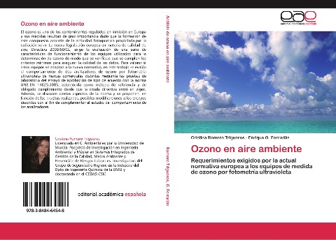 Ozono en aire ambiente - Cristina Romero Trigueros, Enrique G. Ferradás