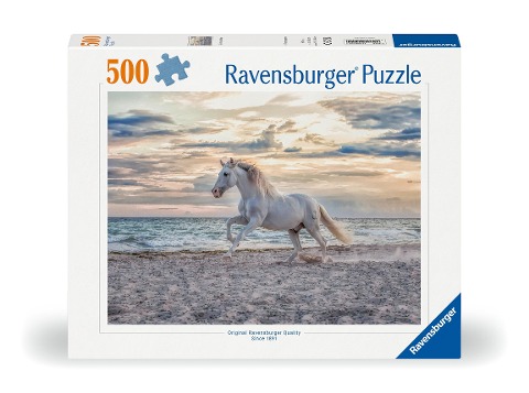 Erwachsenenpuzzle 500 Teile - Pferd am Strand - 