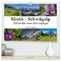 Säntis - Schwägalp (hochwertiger Premium Wandkalender 2024 DIN A2 quer), Kunstdruck in Hochglanz - Ursula Di Chito