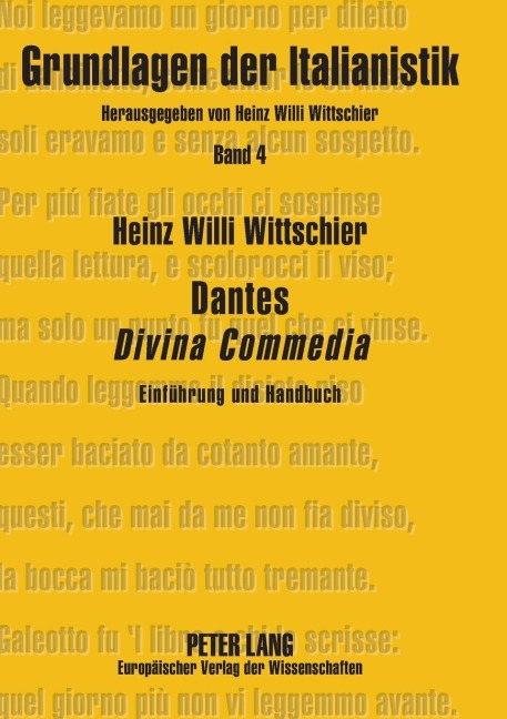 Dantes 'Divina Commedia' - Heinz Willi Wittschier