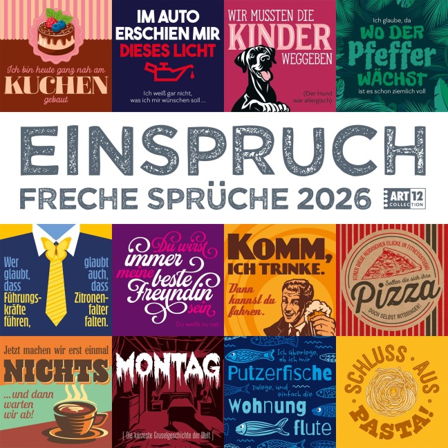 Einspruch Broschürenkalender 2026 - 30x30 - Art12 - 