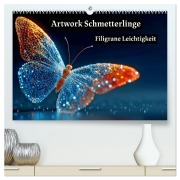 Cover-Bild zum Titel 'Artwork Schmetterlinge - Filigrane Leichtigkeit (hochwertiger Premium Wandkalender 2026 DIN A2 quer), Kunstdruck in Hochglanz' von 'Susan Michel'