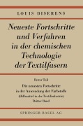 Cover-Bild zum Titel 'Die neuesten Fortschritte in der Anwendung der Farbstoffe' von 'Ludwig Diserens'