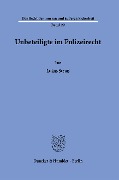 Cover-Bild zum Titel 'Unbeteiligte im Polizeirecht' von 'Lukas Struß'