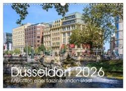 Cover-Bild zum Titel 'Düsseldorf - Ansichten einer faszinierenden Stadt (Wandkalender 2026 DIN A3 quer), CALVENDO Monatskalender' von 'Tobias Wobisch'