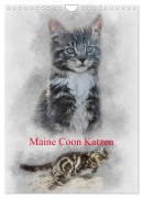Maine Coon Katzen (Wandkalender 2026 DIN A4 hoch), CALVENDO Monatskalender - Alain Gaymard