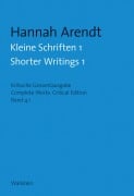 Cover-Bild zum Titel 'Kleine Schriften I / Shorter Writings I' von 'Hannah Arendt'