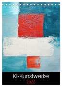 Cover-Bild zum Titel 'KI-Kunstwerke (Tischkalender 2026 DIN A5 hoch), CALVENDO Monatskalender' von 'Martin Rettenberger'