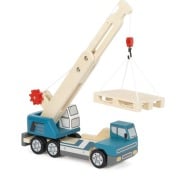Kranwagen mit Palette - 