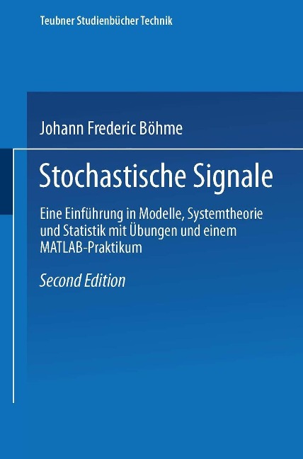 Stochastische Signale - Johann Frederic Böhme