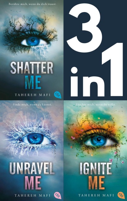 Die Shatter Me-Reihe Band 1-3: Shatter Me / Unravel Me / Ignite Me (3in1-Bundle) - Tahereh Mafi