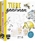 Tiere zeichnen - Das XXL-Starter-Set: Zwei Bücher im Bundle - Susanne Loose, Andreas M. Modzelewski, Johanna Atorf