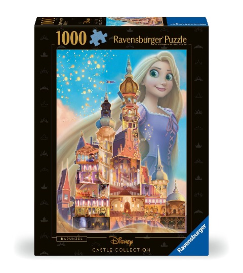Erwachsenenpuzzle 1000 Teile - Disney Prinzessinnen - Disney Castles: Rapunzel - 