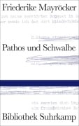 Cover-Bild zum Titel 'Pathos und Schwalbe' von 'Friederike Mayröcker'