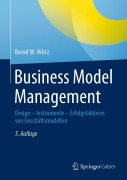 Cover-Bild zum Titel 'Business Model Management' von 'Bernd W. Wirtz'