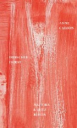 Cover-Bild zum Titel 'Irdischer Durst' von 'Anne Carson'