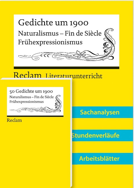 Lehrerpaket zum länderübergreifenden Abiturthema 2024-2026 'Gedichte um 1900' (Textausgabe + Lehrerband) - Vanessa Greiff