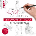 Cover-Bild zum Titel 'Die Kunst des Zeichnens Menschen. Der Quick-Start-Block' von 'Frechverlag'