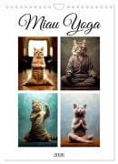 Cover-Bild zum Titel 'Miau Yoga (Wandkalender 2026 DIN A4 hoch), CALVENDO Monatskalender' von 'Justyna Jaszke JBJart'