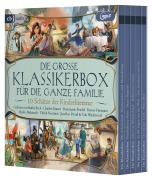 Cover-Bild zum Titel 'Die große Klassikerbox für die ganze Familie' von 'Lyman Frank Baum, Jules Verne, Frances Hodgson Burnett, Lewis Carroll, Carlo Collodi'