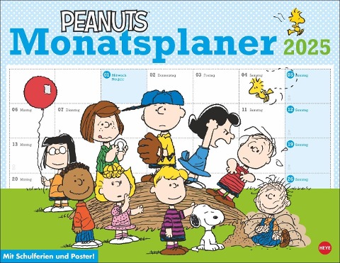 Peanuts Monatsplaner 2025 - 