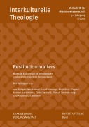 Cover-Bild zum Titel 'Restitution matters' von ''