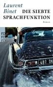 Cover-Bild zum Titel 'Die siebte Sprachfunktion' von 'Laurent Binet'