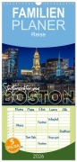Cover-Bild zum Titel 'Familienplaner 2026 - Stadtansichten aus Boston mit 5 Spalten (Wandkalender, 21 x 45 cm) CALVENDO' von 'Melanie Viola'