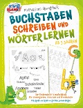 Motivations-Übungsheft - Buchstaben schreiben und Wörter lernen ab 5 Jahren: Der fördernde A4-Vorschulblock für Kindergarten, Vorschule und Grundschule - Mit Spiel und Spaß zu großen Lernerfolgen - Emma Lavie