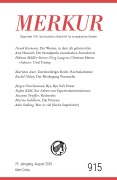 Cover-Bild zum Titel 'MERKUR 8/2025, Jg.79' von ''