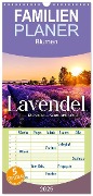 Familienplaner 2025 - Lavendel - Die violette Wunderblume mit 5 Spalten (Wandkalender, 21 x 45 cm) CALVENDO - Sf Sf