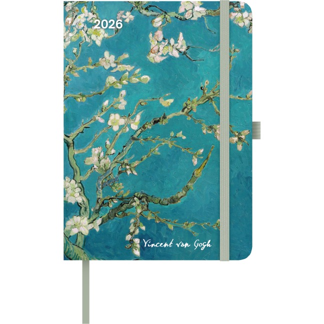 Vincent van Gogh 2026 - Buchkalender - Taschenkalender - Kunstkalender - 16x22 - 
