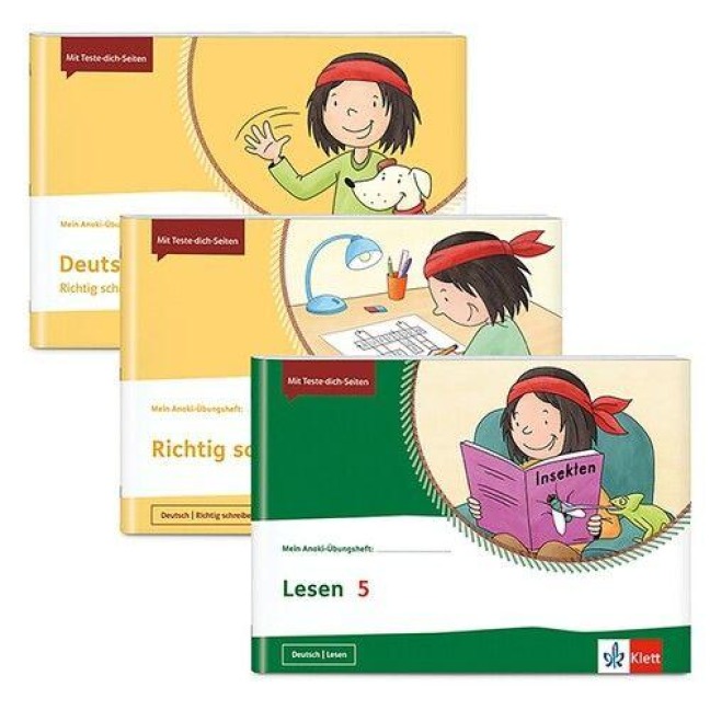 Mein Anoki-Übungsheft. Fit für den Übergang Deutsch 4/5. Richtig schreiben - Grammatik - Texte schreiben - Lesen - 