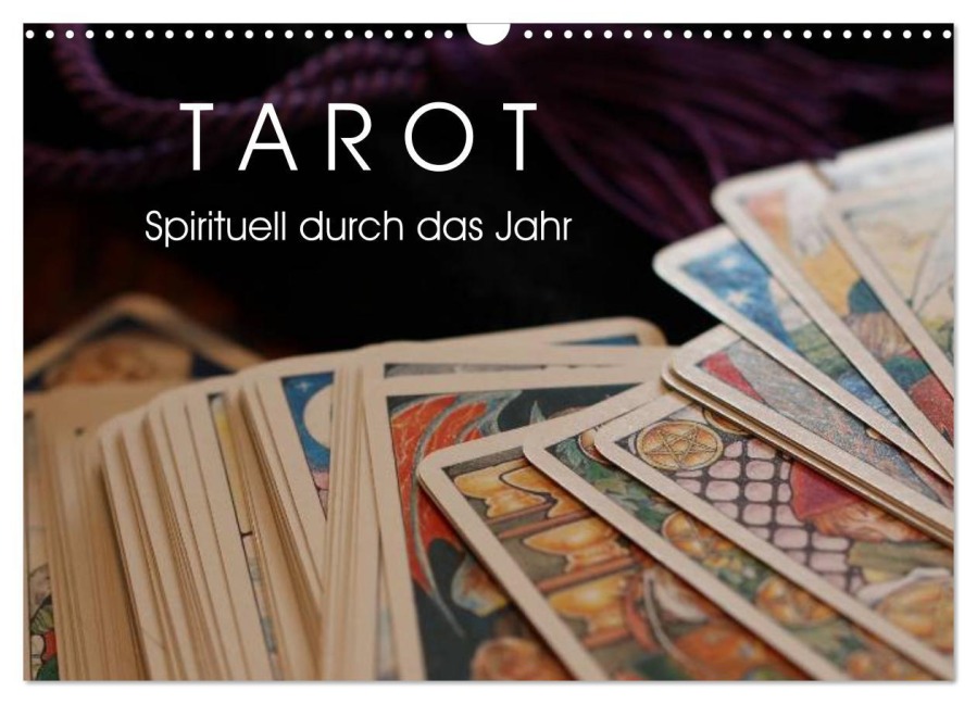 Tarot. Spirituell durch das Jahr (Wandkalender 2026 DIN A3 quer), CALVENDO Monatskalender - Elisabeth Stanzer